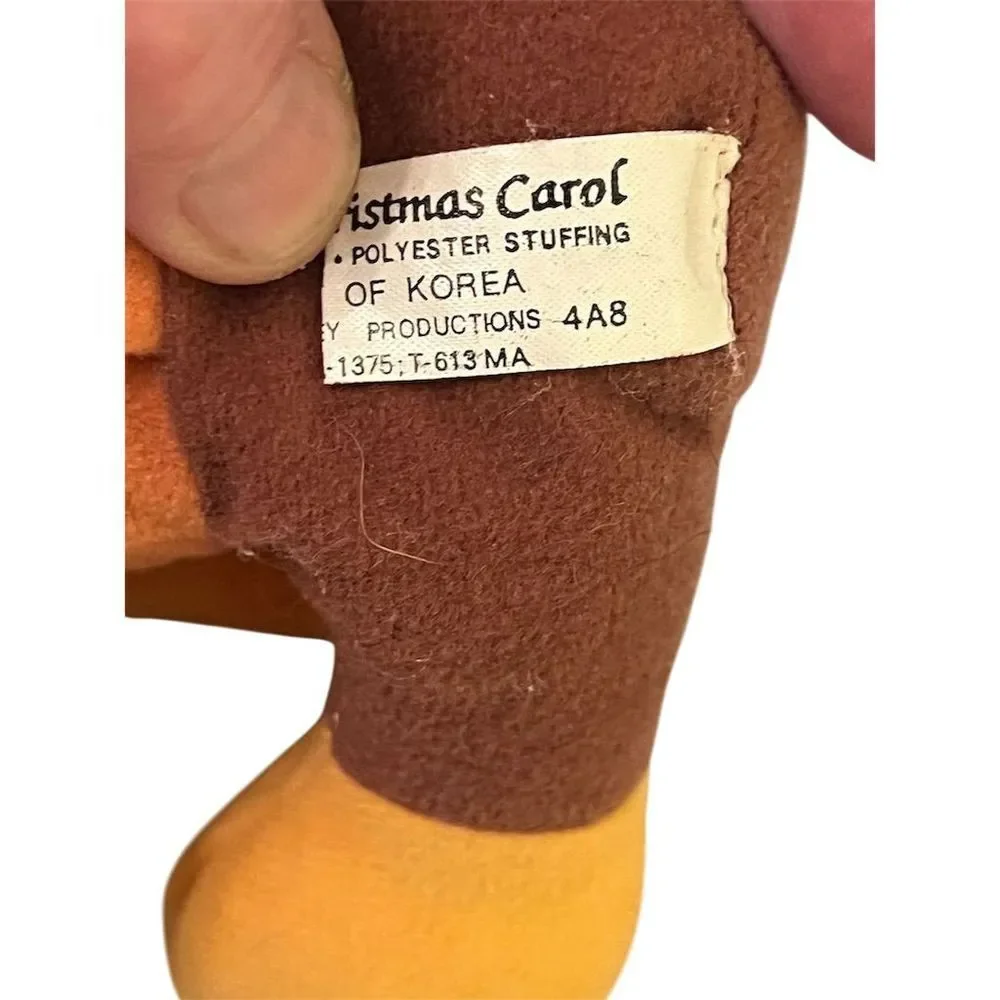 Vintage‎ Disney Mickey's Christmas Carol Tiny Tim Mickey Mouse Plush